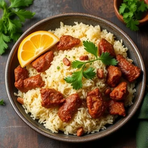 Ghee rice unlimited beef combo